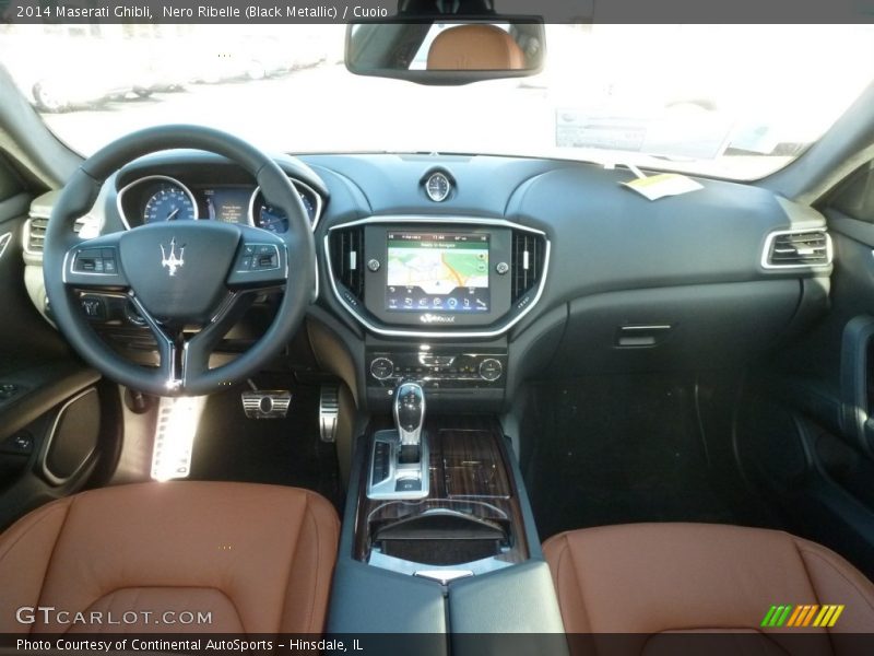 Nero Ribelle (Black Metallic) / Cuoio 2014 Maserati Ghibli