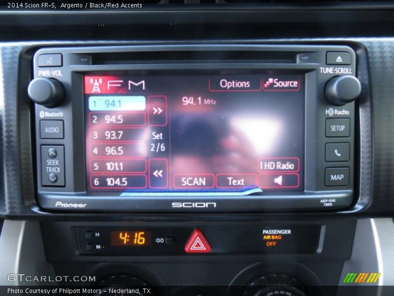 Controls of 2014 FR-S 