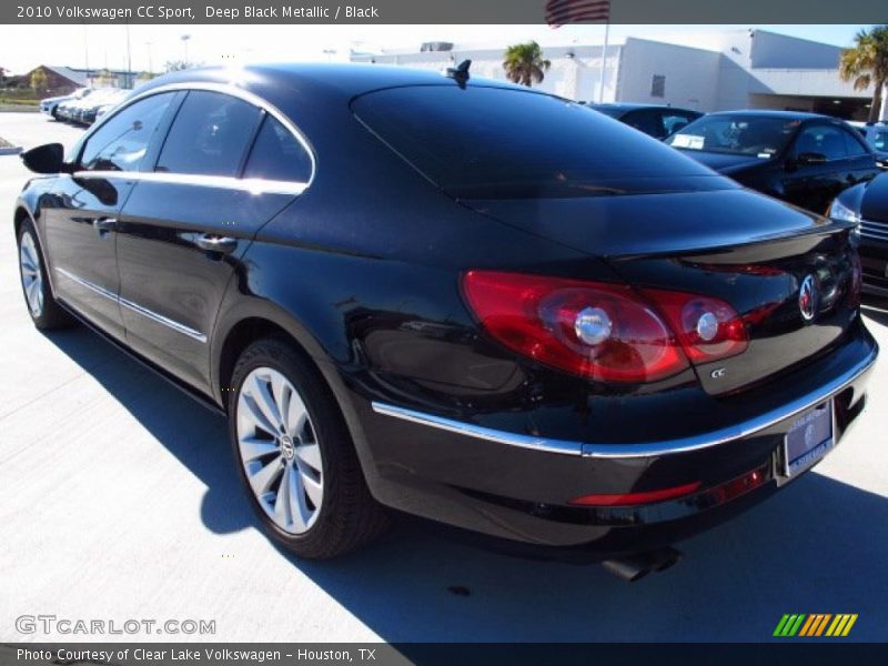 Deep Black Metallic / Black 2010 Volkswagen CC Sport