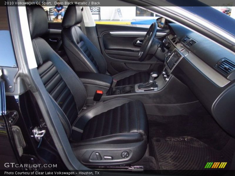 Deep Black Metallic / Black 2010 Volkswagen CC Sport