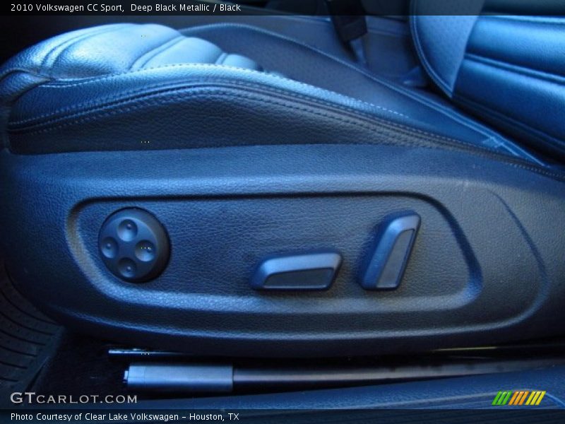 Deep Black Metallic / Black 2010 Volkswagen CC Sport