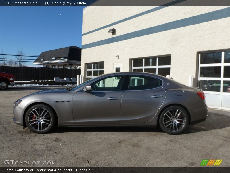 Grigio (Grey) / Cuoio 2014 Maserati Ghibli S Q4