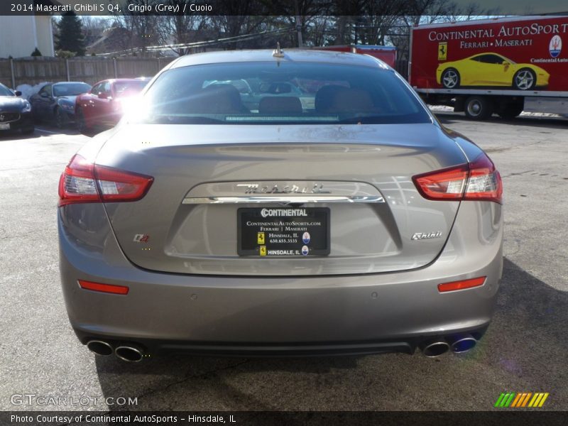 Grigio (Grey) / Cuoio 2014 Maserati Ghibli S Q4