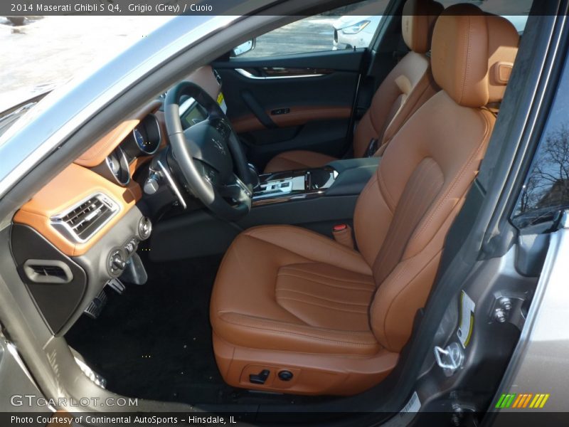 Grigio (Grey) / Cuoio 2014 Maserati Ghibli S Q4