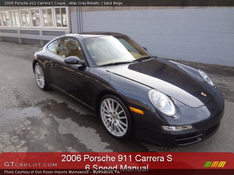 Atlas Grey Metallic / Sand Beige 2006 Porsche 911 Carrera S Coupe