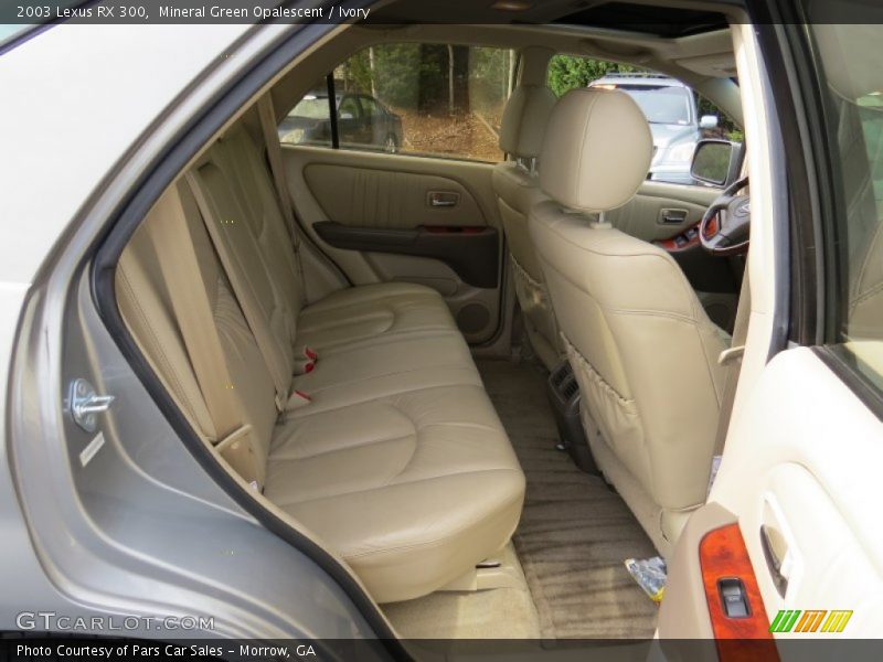 Rear Seat of 2003 RX 300