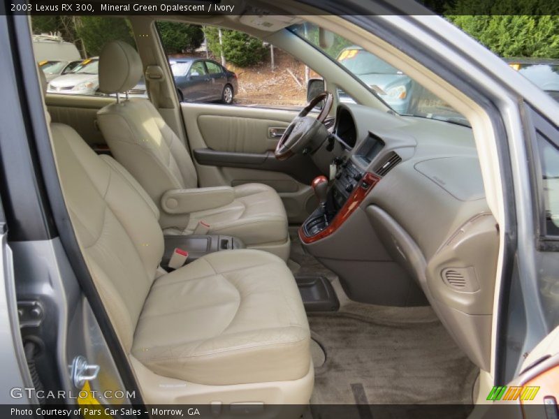 Mineral Green Opalescent / Ivory 2003 Lexus RX 300