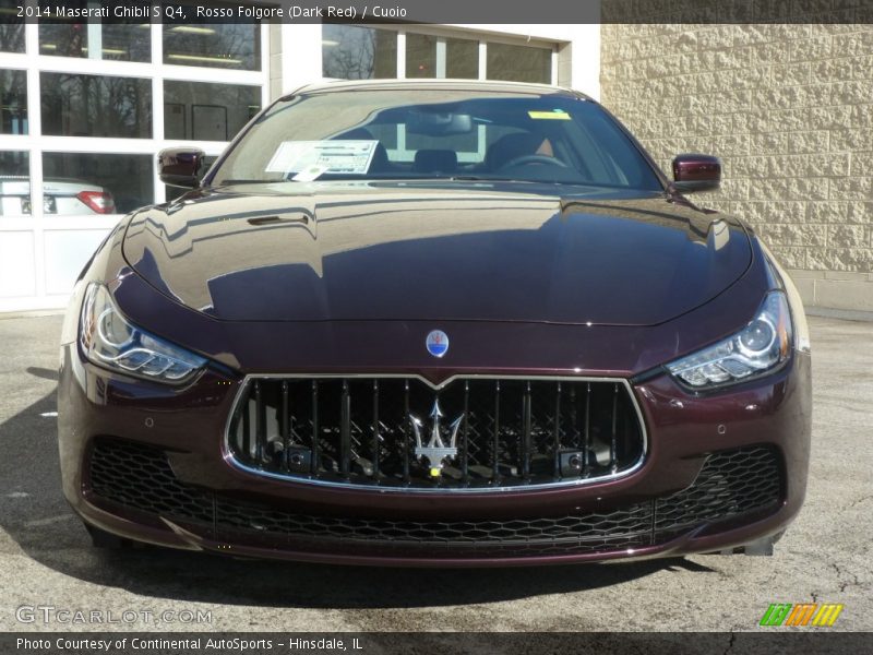 Rosso Folgore (Dark Red) / Cuoio 2014 Maserati Ghibli S Q4