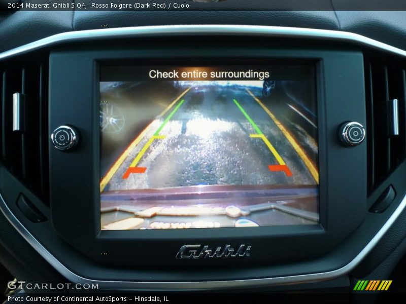 Rosso Folgore (Dark Red) / Cuoio 2014 Maserati Ghibli S Q4