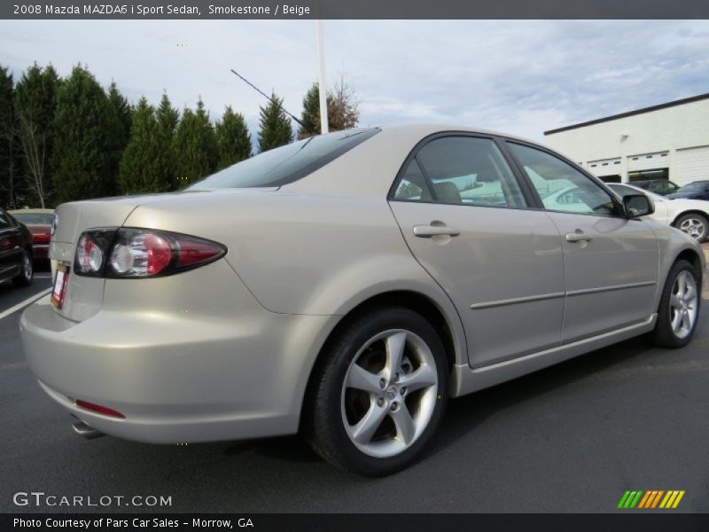 Smokestone / Beige 2008 Mazda MAZDA6 i Sport Sedan