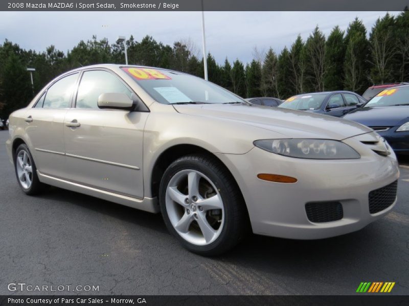 Smokestone / Beige 2008 Mazda MAZDA6 i Sport Sedan