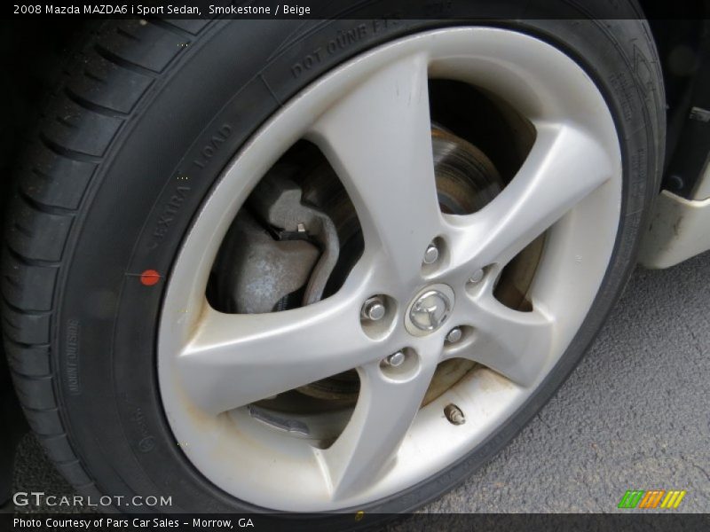 Smokestone / Beige 2008 Mazda MAZDA6 i Sport Sedan