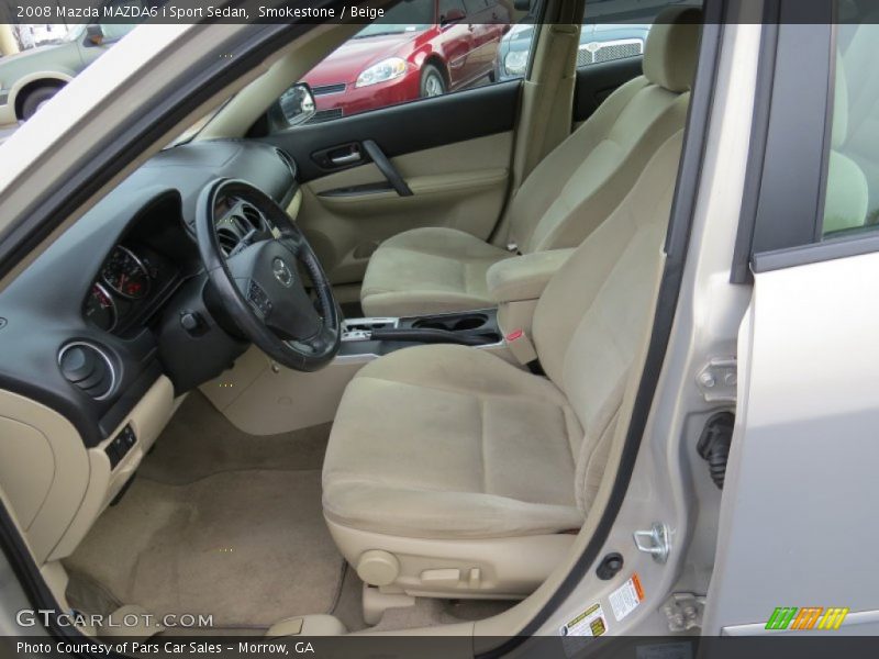 Smokestone / Beige 2008 Mazda MAZDA6 i Sport Sedan