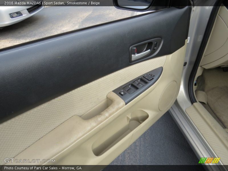 Smokestone / Beige 2008 Mazda MAZDA6 i Sport Sedan
