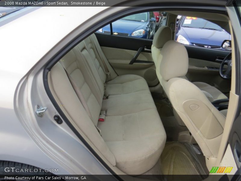 Smokestone / Beige 2008 Mazda MAZDA6 i Sport Sedan