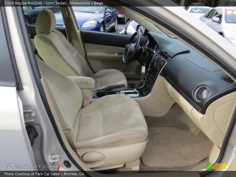 Smokestone / Beige 2008 Mazda MAZDA6 i Sport Sedan