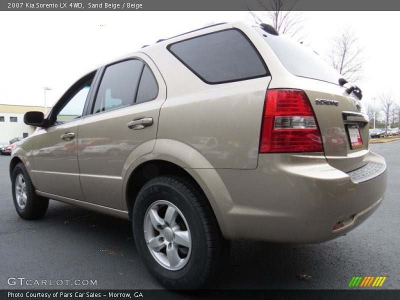 Sand Beige / Beige 2007 Kia Sorento LX 4WD