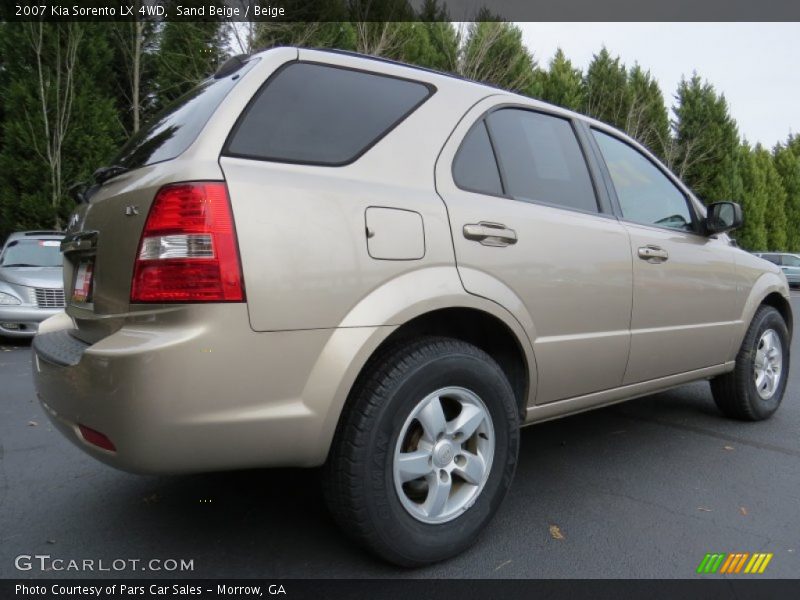 Sand Beige / Beige 2007 Kia Sorento LX 4WD