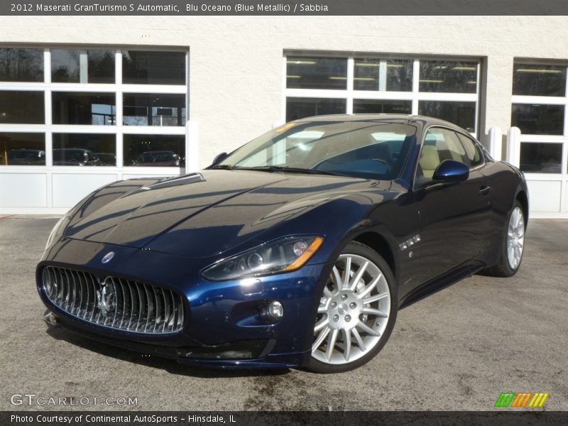 Blu Oceano (Blue Metallic) / Sabbia 2012 Maserati GranTurismo S Automatic