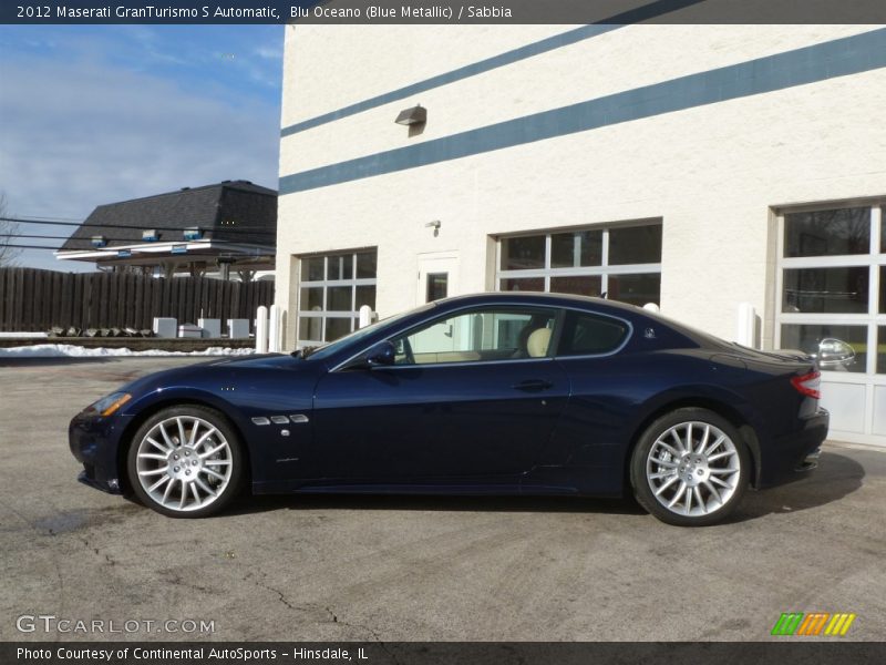 Blu Oceano (Blue Metallic) / Sabbia 2012 Maserati GranTurismo S Automatic