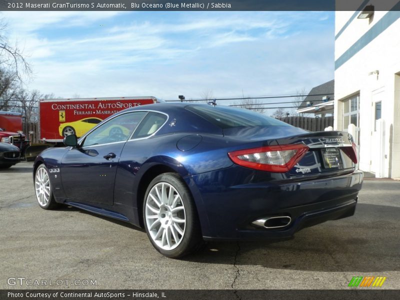 Blu Oceano (Blue Metallic) / Sabbia 2012 Maserati GranTurismo S Automatic