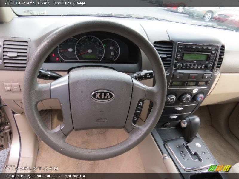 Dashboard of 2007 Sorento LX 4WD