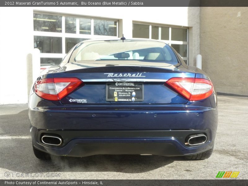 Blu Oceano (Blue Metallic) / Sabbia 2012 Maserati GranTurismo S Automatic