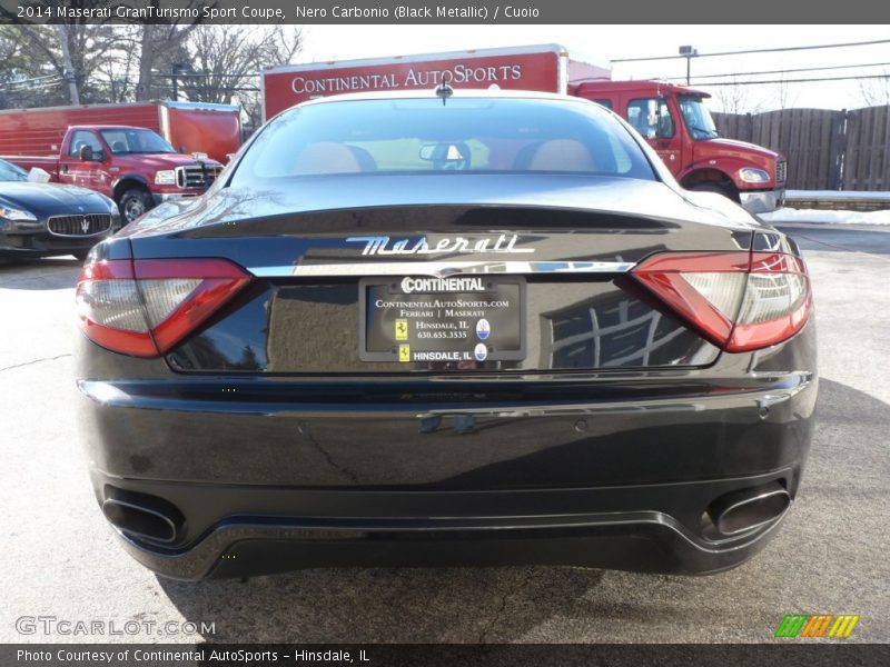 Nero Carbonio (Black Metallic) / Cuoio 2014 Maserati GranTurismo Sport Coupe