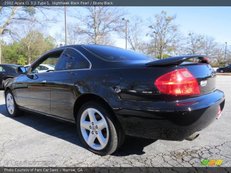 Nighthawk Black Pearl / Ebony Black 2002 Acura CL 3.2 Type S