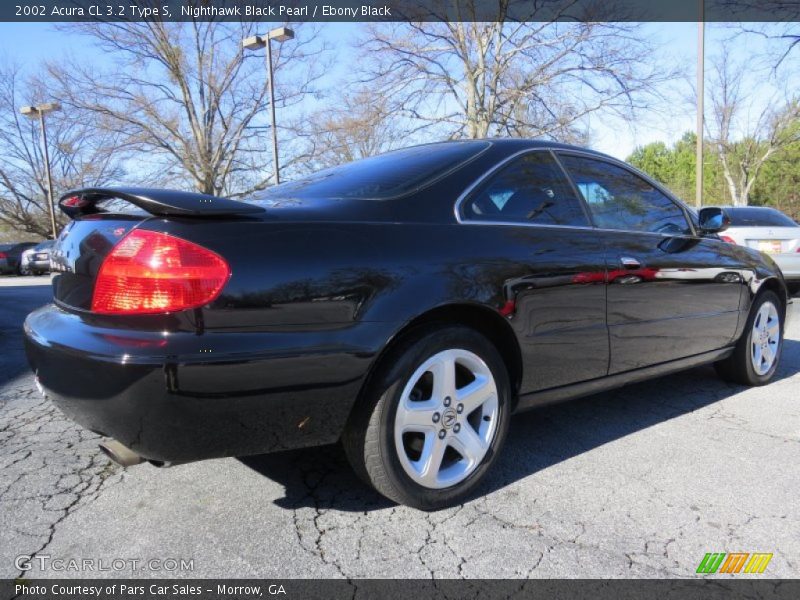 Nighthawk Black Pearl / Ebony Black 2002 Acura CL 3.2 Type S