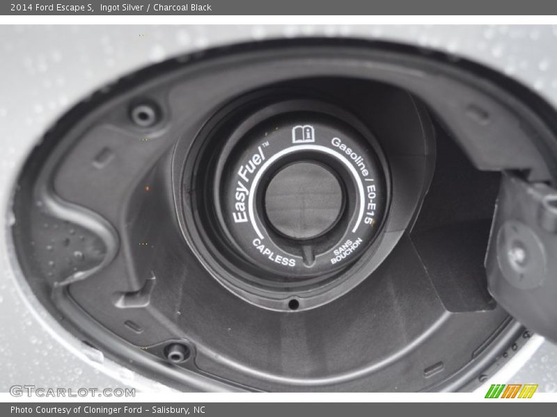 Ingot Silver / Charcoal Black 2014 Ford Escape S
