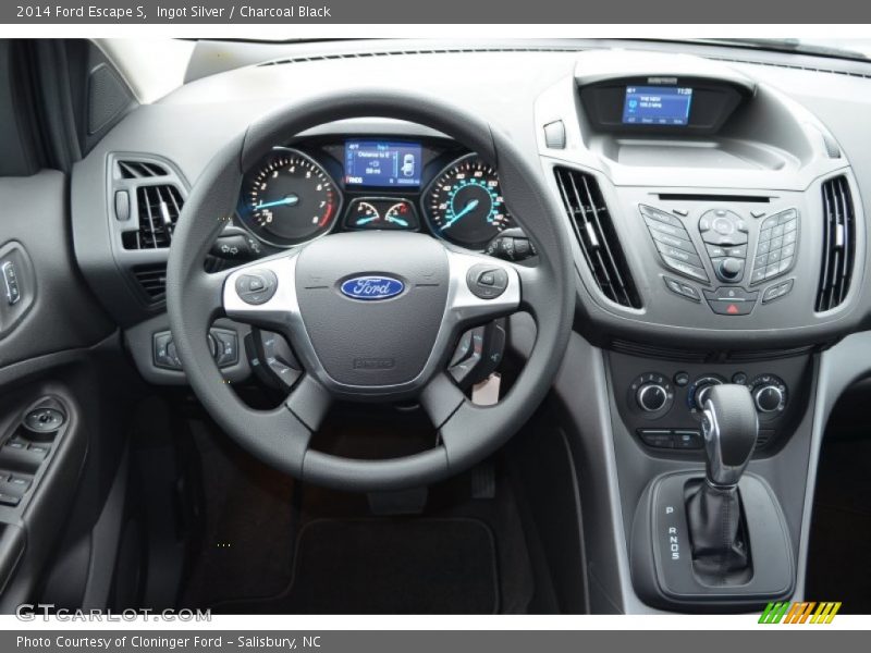 Ingot Silver / Charcoal Black 2014 Ford Escape S