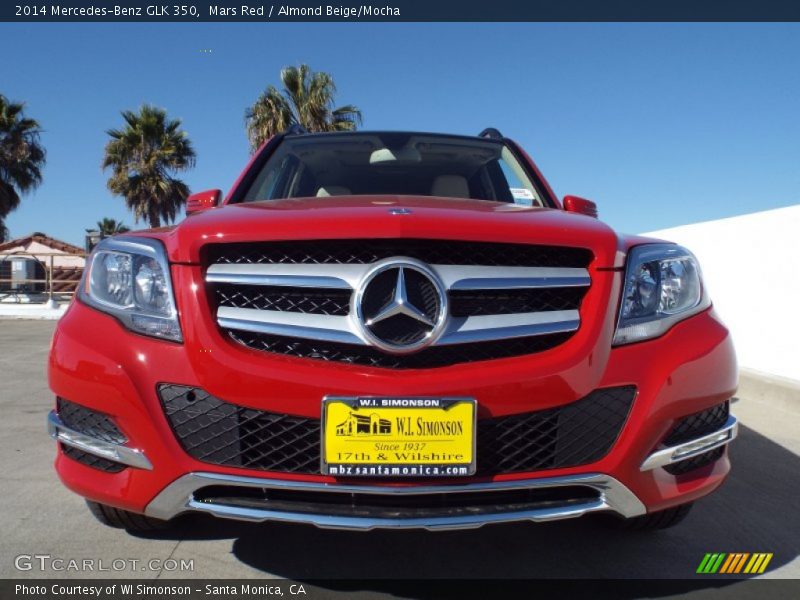 Mars Red / Almond Beige/Mocha 2014 Mercedes-Benz GLK 350