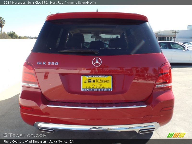 Mars Red / Almond Beige/Mocha 2014 Mercedes-Benz GLK 350