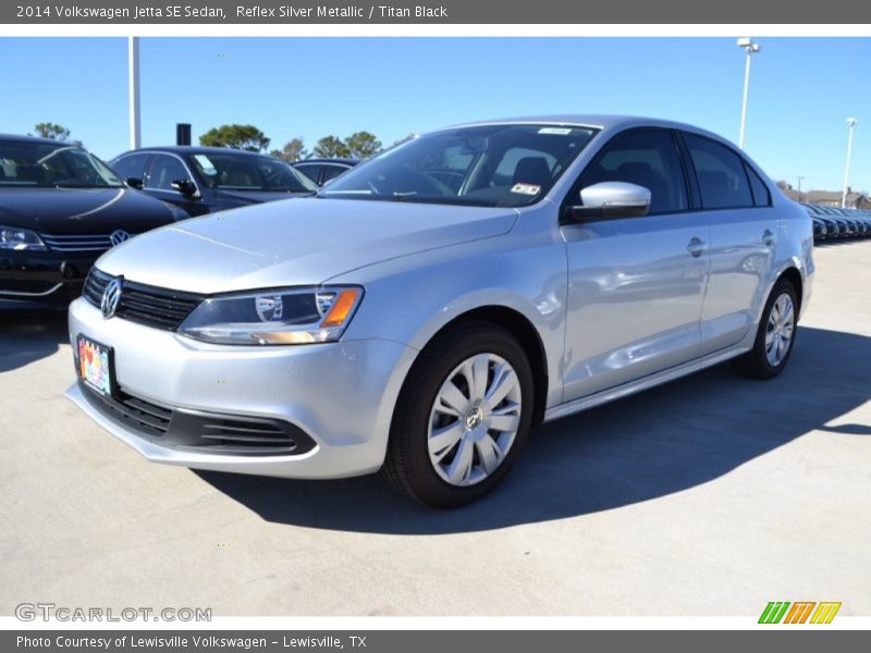 Reflex Silver Metallic / Titan Black 2014 Volkswagen Jetta SE Sedan