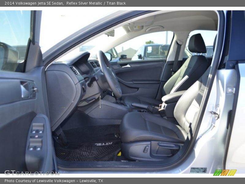 Reflex Silver Metallic / Titan Black 2014 Volkswagen Jetta SE Sedan