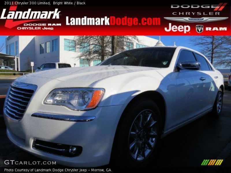 Bright White / Black 2011 Chrysler 300 Limited
