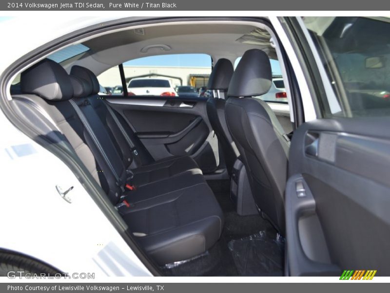 Pure White / Titan Black 2014 Volkswagen Jetta TDI Sedan
