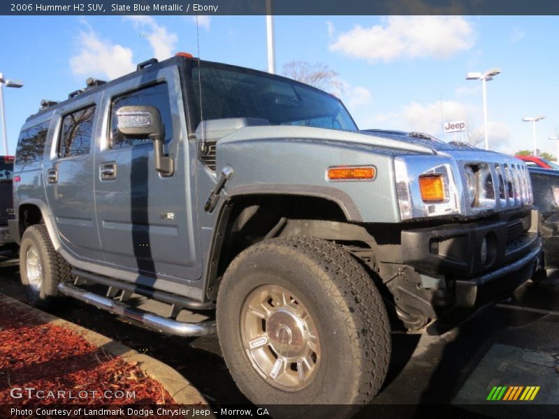 Slate Blue Metallic / Ebony 2006 Hummer H2 SUV