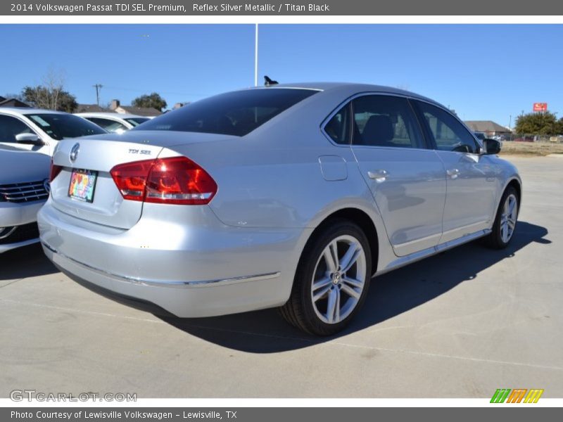 Reflex Silver Metallic / Titan Black 2014 Volkswagen Passat TDI SEL Premium