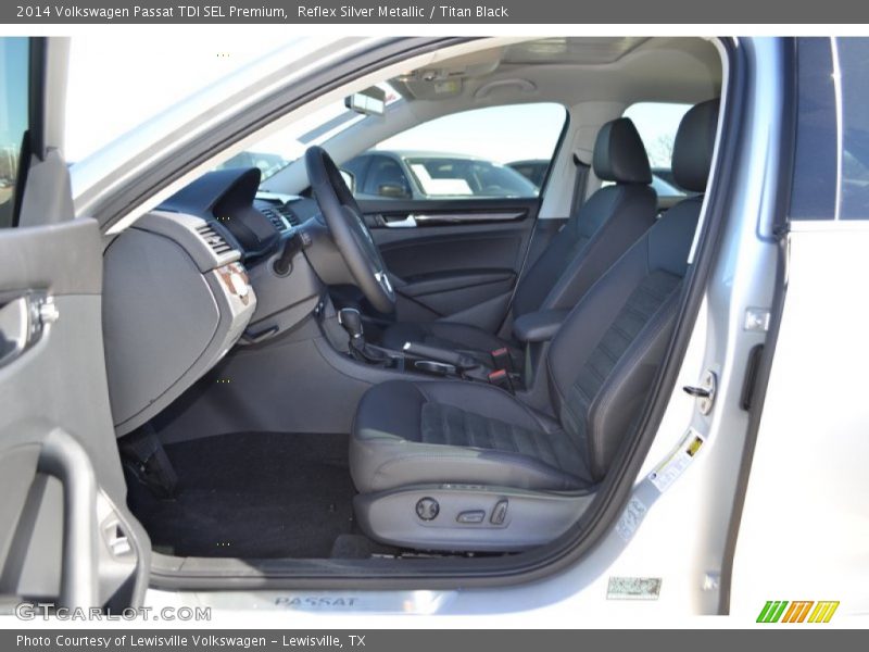Reflex Silver Metallic / Titan Black 2014 Volkswagen Passat TDI SEL Premium