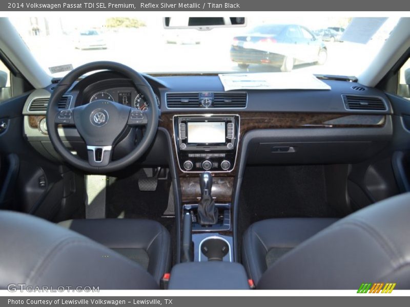Reflex Silver Metallic / Titan Black 2014 Volkswagen Passat TDI SEL Premium