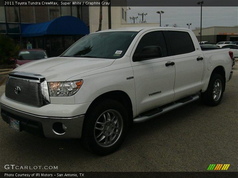 Super White / Graphite Gray 2011 Toyota Tundra CrewMax