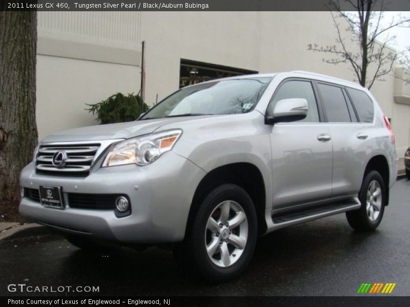 Tungsten Silver Pearl / Black/Auburn Bubinga 2011 Lexus GX 460