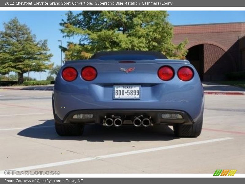Supersonic Blue Metallic / Cashmere/Ebony 2012 Chevrolet Corvette Grand Sport Convertible