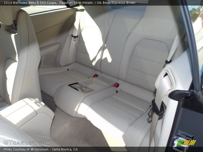 Paladium Silver Metallic / Silk Beige/Espresso Brown 2014 Mercedes-Benz E 350 Coupe