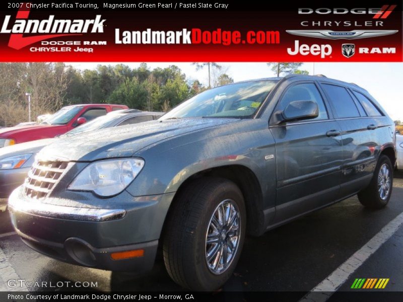 Magnesium Green Pearl / Pastel Slate Gray 2007 Chrysler Pacifica Touring