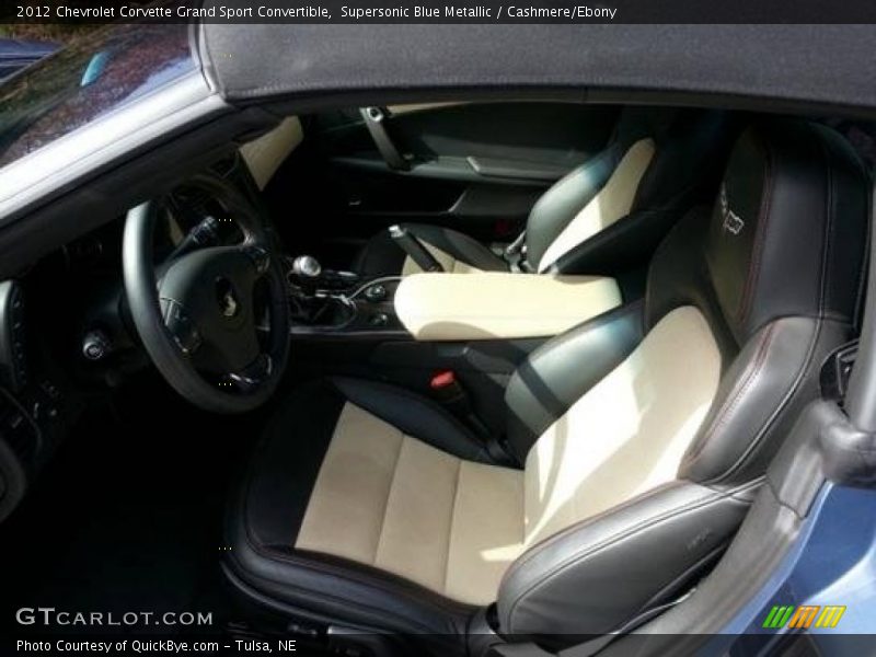 Front Seat of 2012 Corvette Grand Sport Convertible