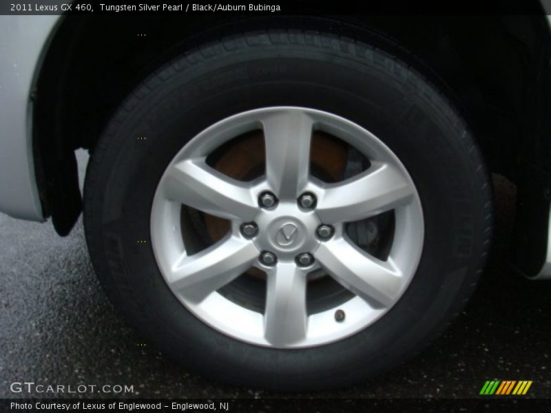 Tungsten Silver Pearl / Black/Auburn Bubinga 2011 Lexus GX 460
