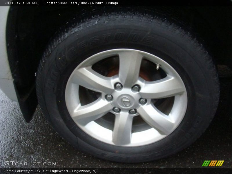 Tungsten Silver Pearl / Black/Auburn Bubinga 2011 Lexus GX 460